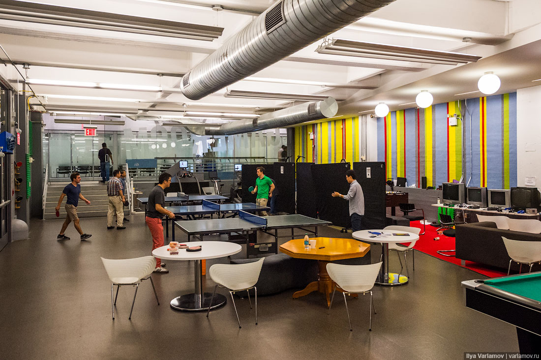 Офис Google в Нью-Йорке google, интерьер, офис, работа
