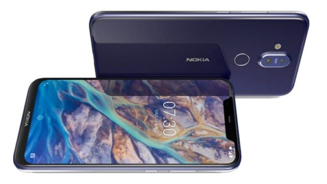 Nokia 8.1 экран