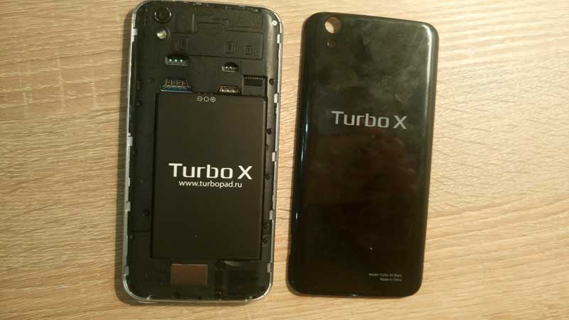 Turbo X5 Black батарея