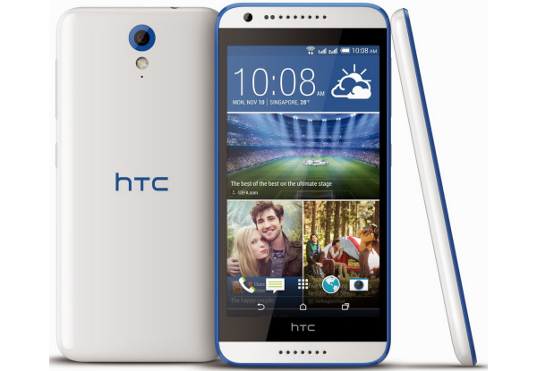 HTC Desire 620-Три ракурса