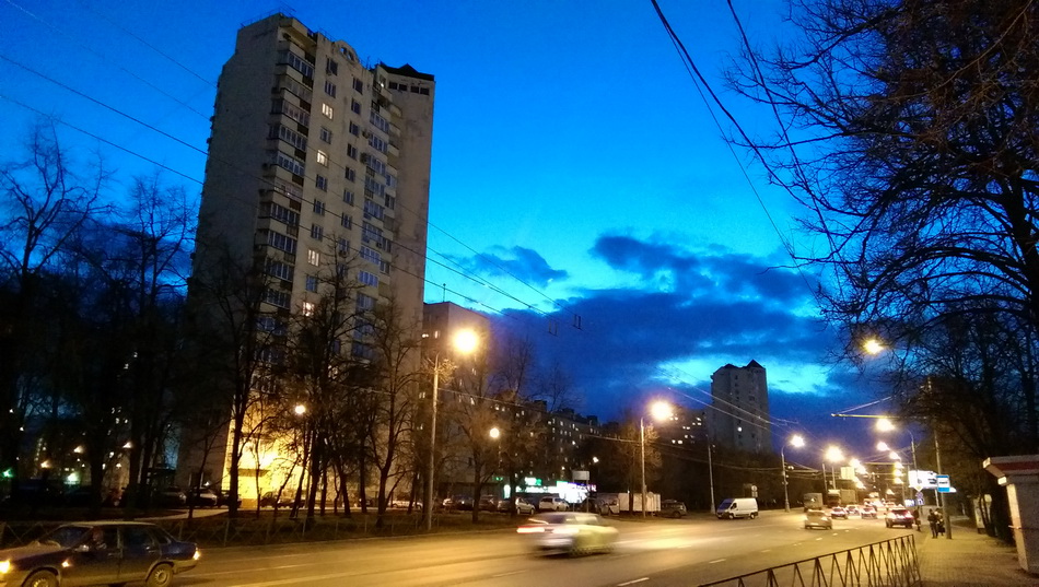 HTC One (M8)-режим ночь фото