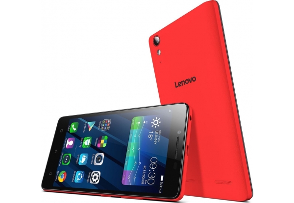 Lenovo A6010 Music Red-экран и задняя панель