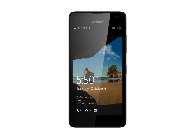 Microsoft Lumia 550 Black-экран