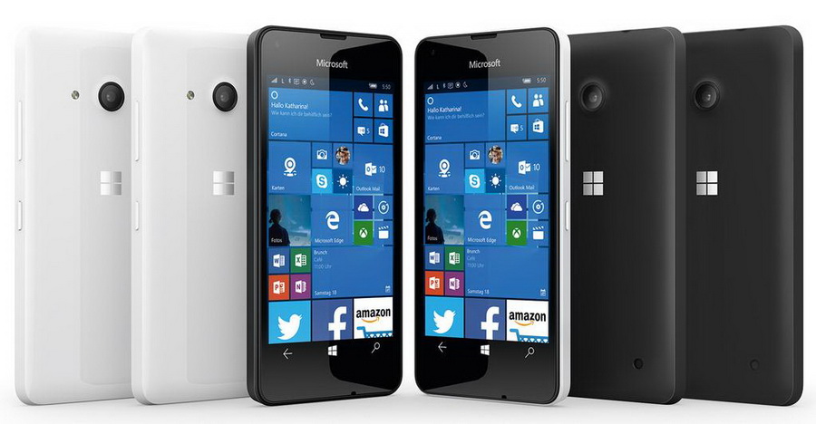 Microsoft Lumia 550-экран и задняя панель расцветки