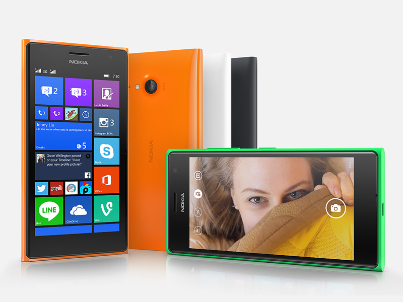 Nokia Lumia 730-четыре ракурса