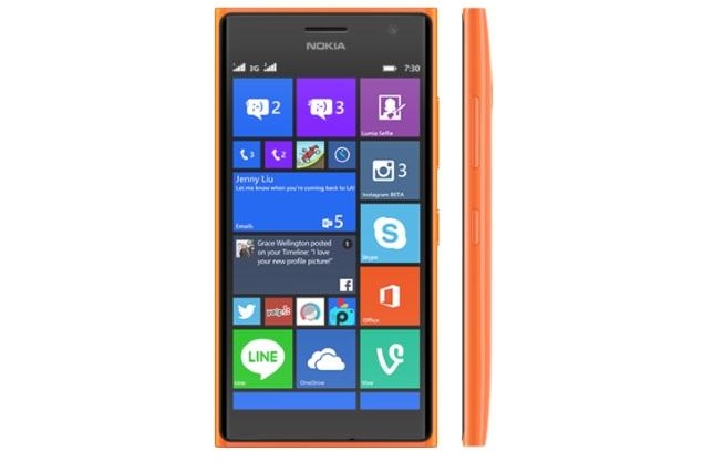 Nokia Lumia 730-два ракурса
