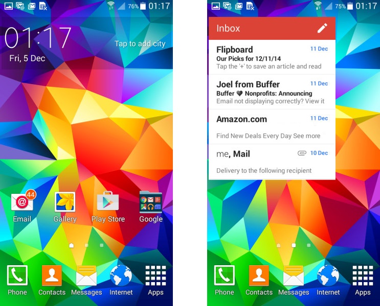 Samsung Galaxy Grand Prime Duos - TouchWiz - скриншот