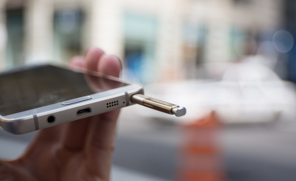 Samsung Galaxy Note 5-крупный план