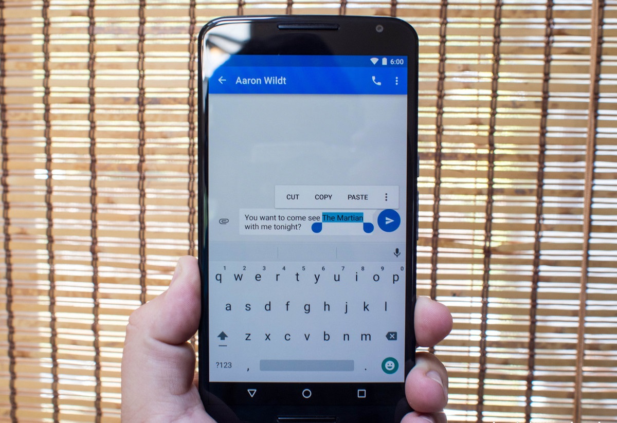 Самый полный обзор Android 6.0 Marshmallow - выделение текста