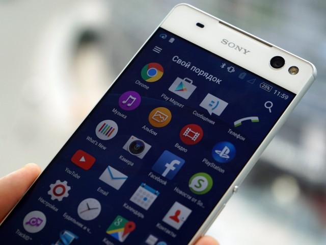 Sony Xperia C5 Ultra -Передняя панель