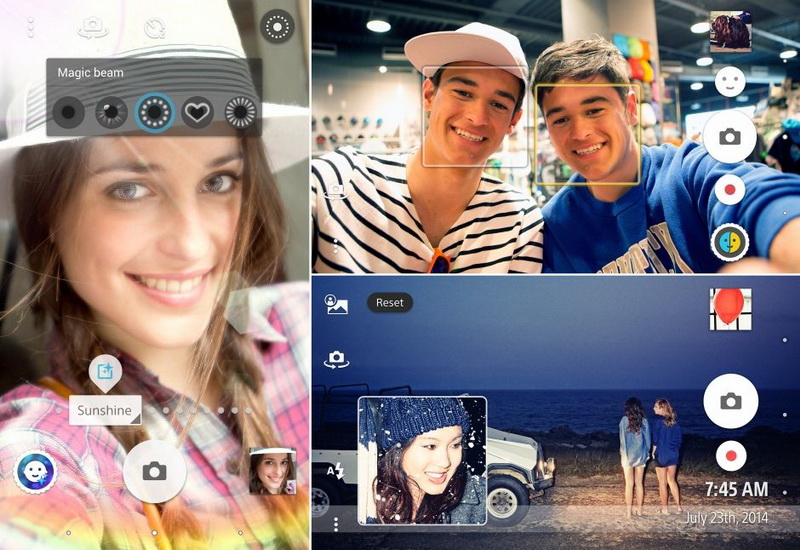 Sony Xperia C5 Ultra - Приложения для Selfie