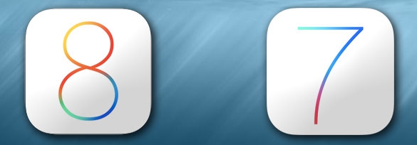 iOS 8 и iOS 7
