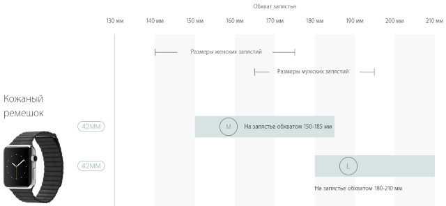 Как подобрать ремешок для Apple Watch?