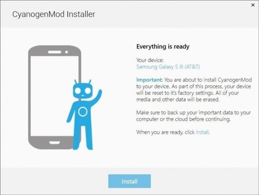 Cyanogenmod-Installer-ROM-ready