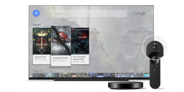 Android TV: голосовой поиск