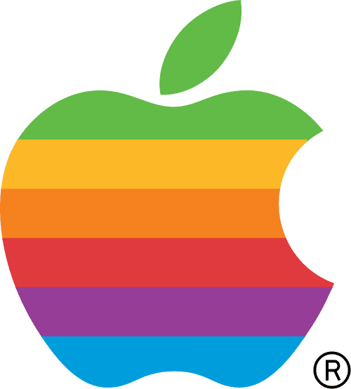 вторая версия логотипа apple
