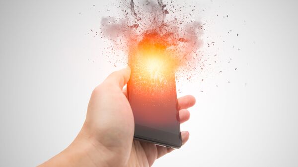 Взрыв смартфона
