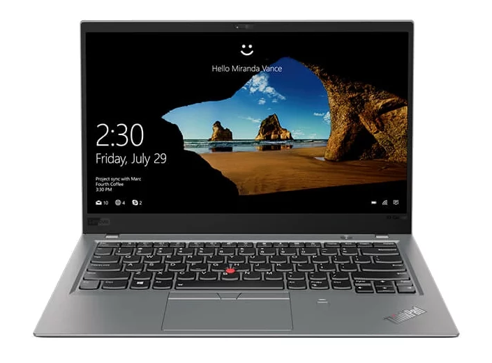 модель Lenovo THINKPAD X1 Carbon Ultrabook (6th Gen) (Intel Core i5 8250U 1600 MHz/14"/1920x1080/8Gb/256Gb SSD/DVD нет/Intel UHD Graphics 620/Wi-Fi/Bluetooth/Windows 10 Pro)