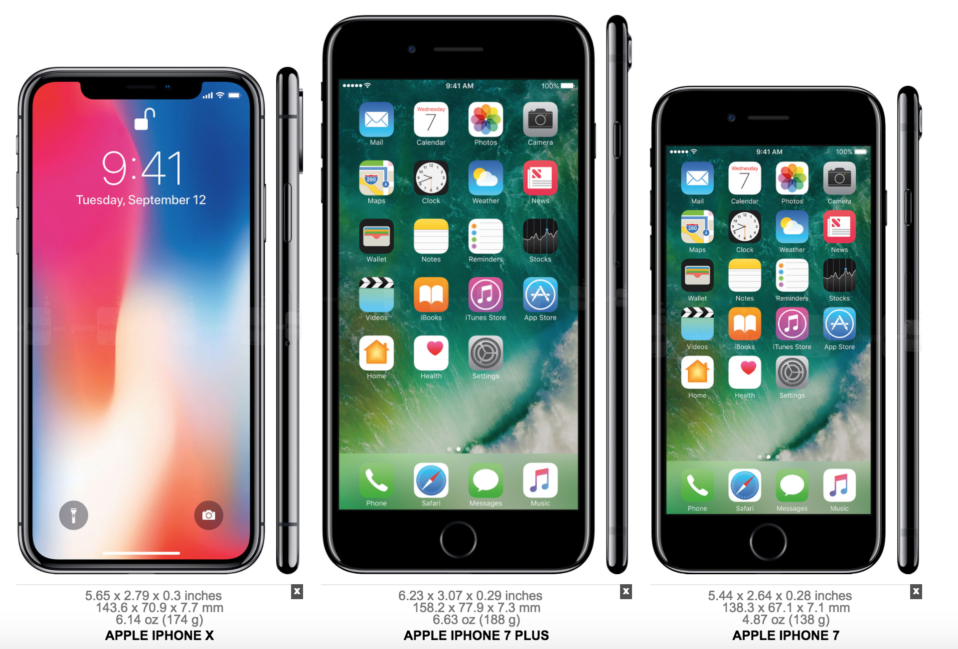Сравнение айфона x. Apple iphone 10. Apple iphone x и 7. Apple iphone 10 Plus. Iphone x10 Plus.