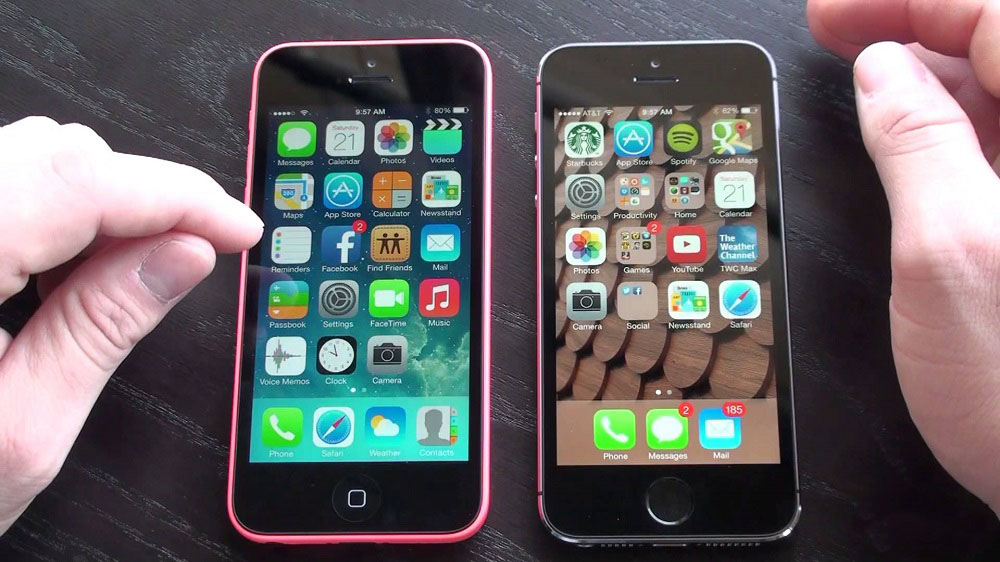 производительность iPhone 5S VS iPhone 5C