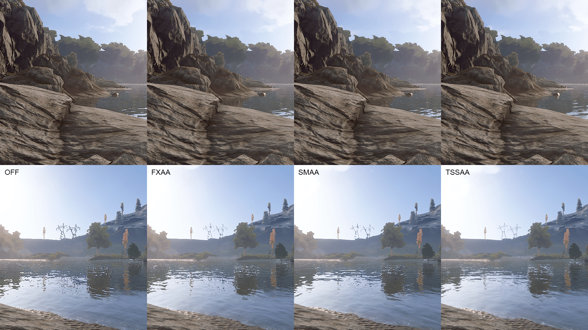 Сглаживание фото. Anti-aliasing FXAA. Сглаживание FXAA И SMAA. Сглаживание MSAA И SSAA. Сглаживание SSAA 4x.