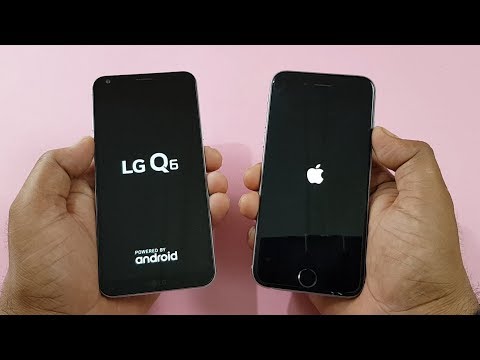 LG Q6 vs iPhone 6 Speed Test Comparison 