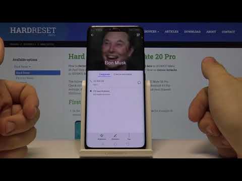 Как установить фото на контакт на HUAWEI Mate 20 Pro