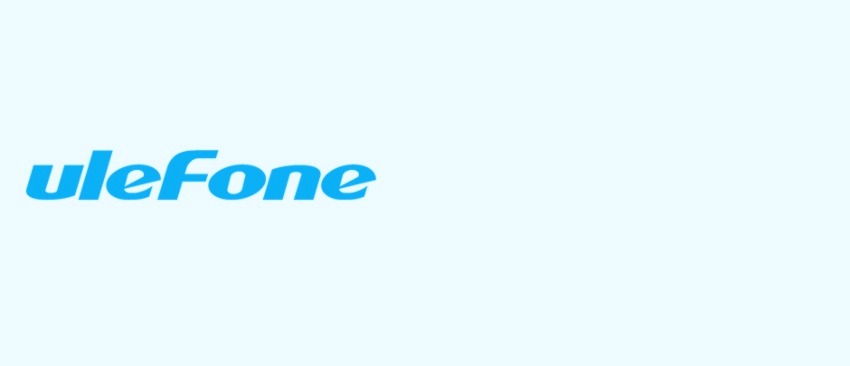 Логотоп ulefone на белом фоне