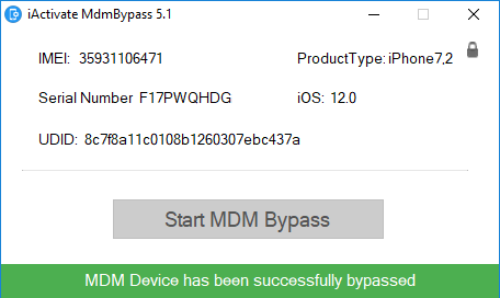 iActivate ios 12 mdm bypass