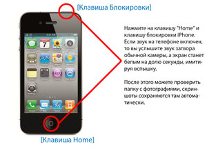 Скрин экрана на iOS системе