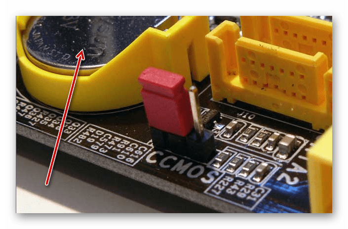 Батарейка на материнской плате