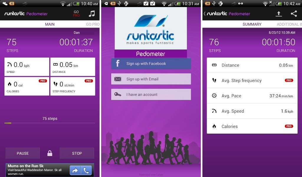 Runtastic-Pedometer
