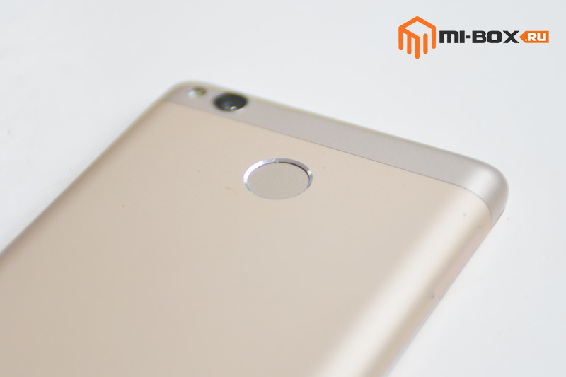 Обзор смартфона Xiaomi Redmi 3s - сканер отпечатков пальцев