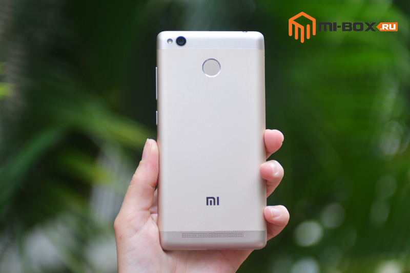 Обзор смартфона Xiaomi Redmi 3s - задняя сторона