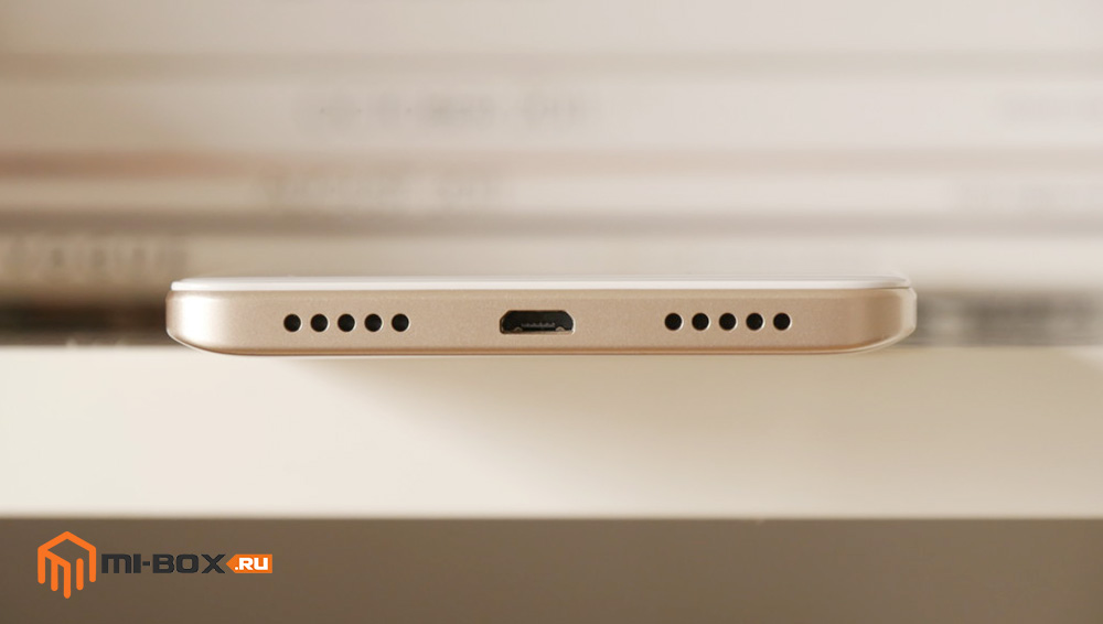 Обзор Xiaomi Redmi Note 4x - нижняя грань