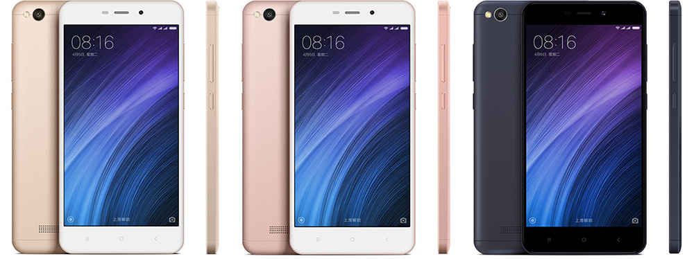 Обзор Xiaomi Redmi 4a - золотой, розовый и черный