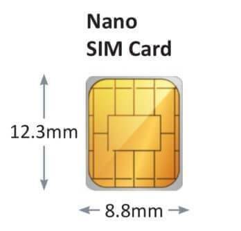 Nano-SIM.