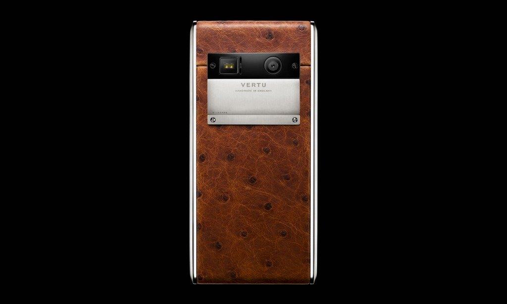 Vertu Aster Cognac Ostrich