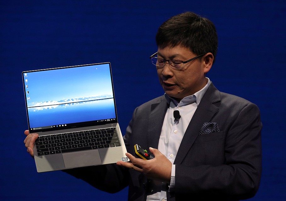 Huawei MateBook X pro – 14-дюймовый ноутбук с новым подходом к дизайну. Фото: REUTERS