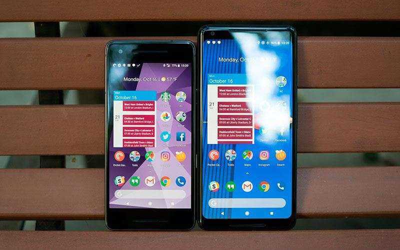 Дисплей Google Pixel 2 и Google Pixel 2 XL