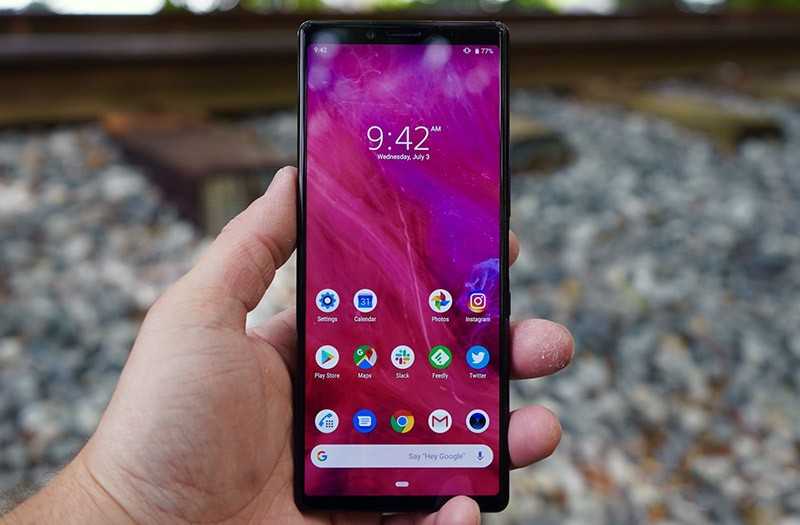 Sony Xperia 1 дисплей