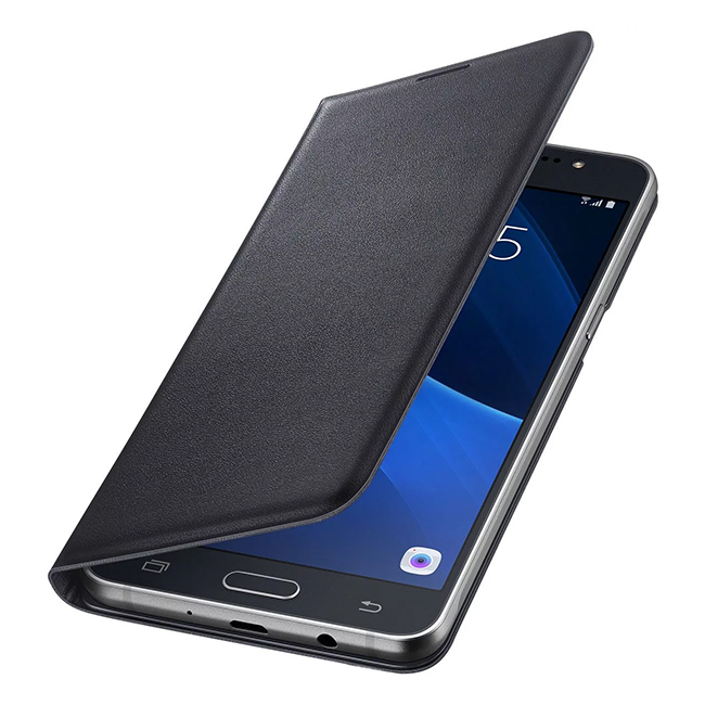 Samsung Flip Wallet (EF-WJ510PBEGRU) – удобная функция пробуждения