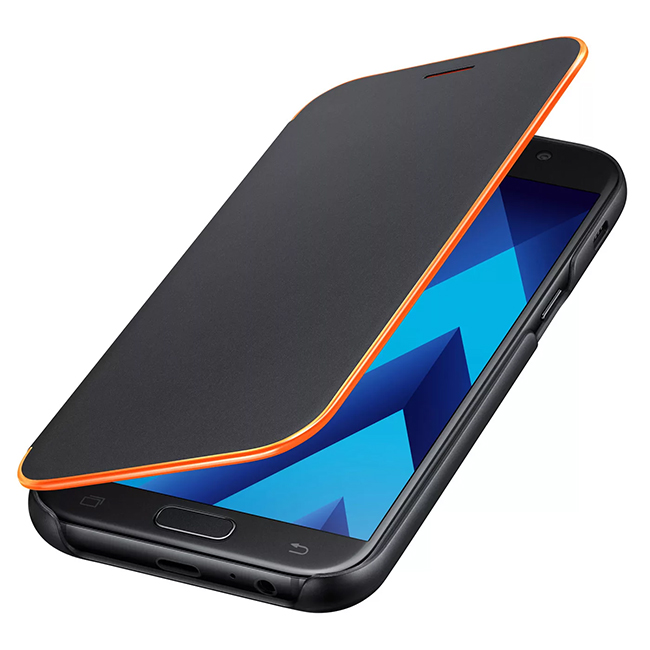 Samsung Neon Flip Cover – неоновый ободок по периметру