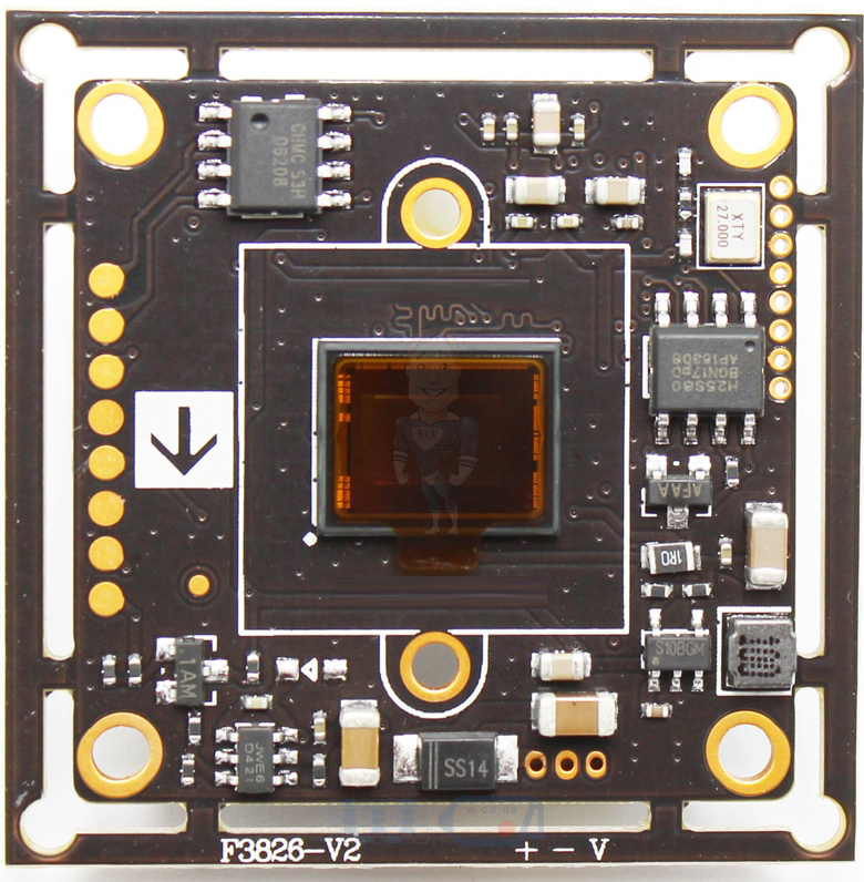 Матрица или светочувствительная матрица, видеоматрица (image sensor, imager) камеры видеонаблюдения