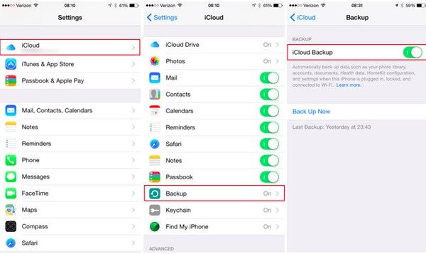 Резервное копирование iPhone на Mac с iCloud