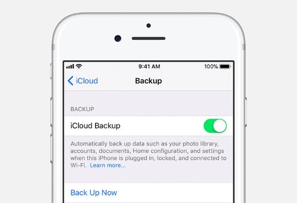 Выключить iCloud