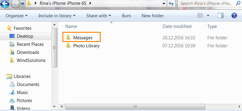 how to back up gifs and videos from whatsapp on the iphone to a pc folder