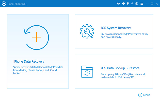 Выберите iOS Data Backup & Restore