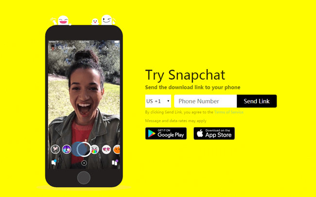 как скачать Snapchat