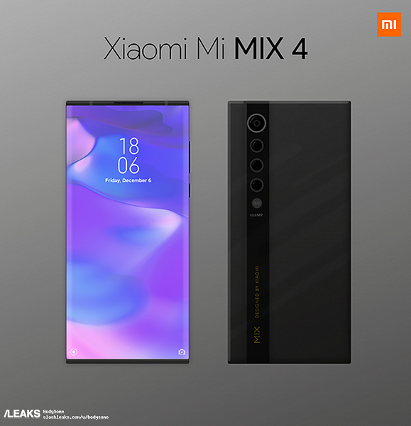 Xiaomi Mi Mix 4 очень похож на Mi Mix Alpha с одним «но»
